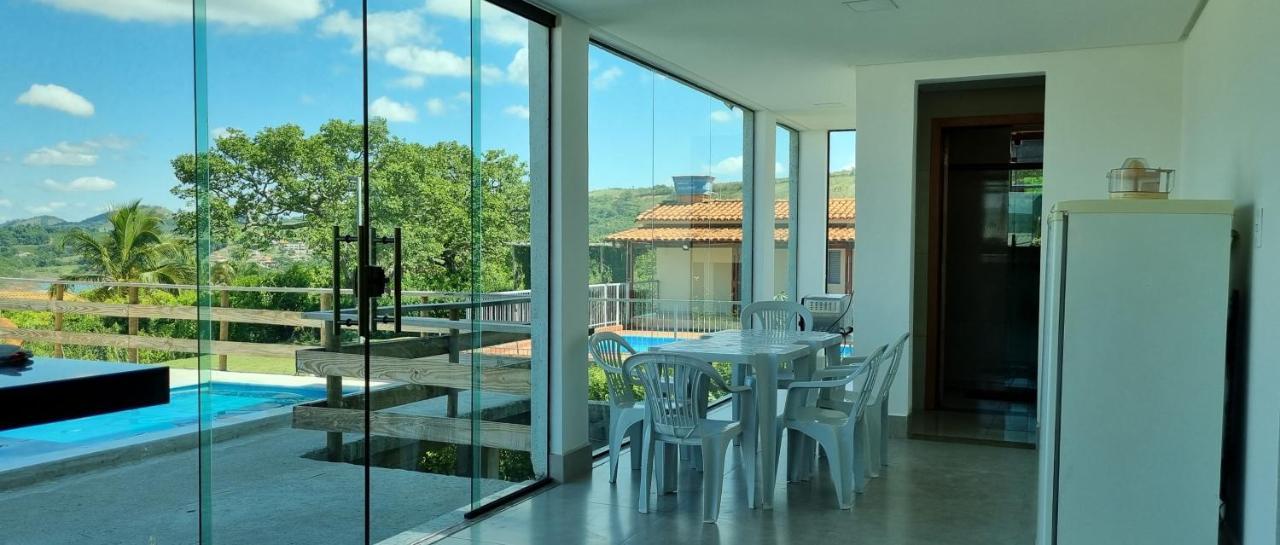Recanto Brenda - Casa Luxo Capitolio Com Vista Pro Lago, Escarpas E Morrochapeu Luaran gambar